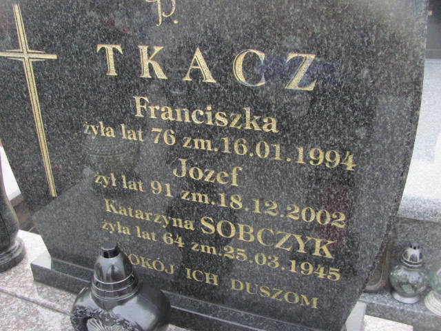 Józef Tkacz Mnin - Grobonet - Wyszukiwarka osób pochowanych