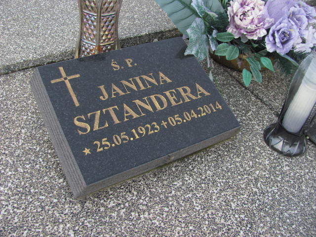 Janina Sztandera 1923 Mnin - Grobonet - Wyszukiwarka osób pochowanych