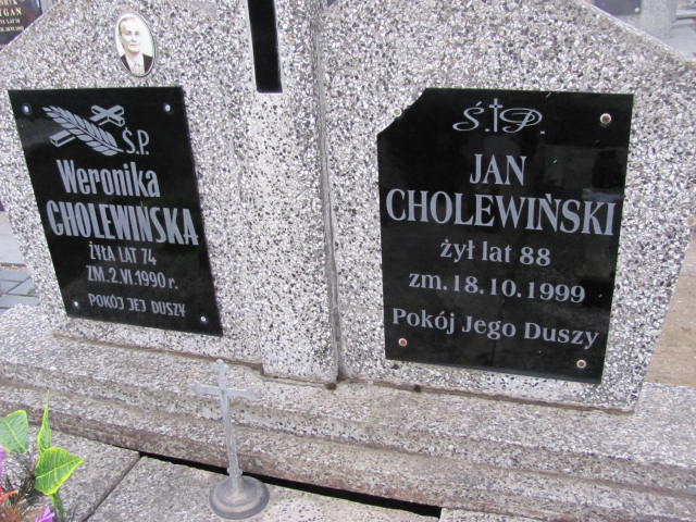 Jan Cholewiński Mnin - Grobonet - Wyszukiwarka osób pochowanych
