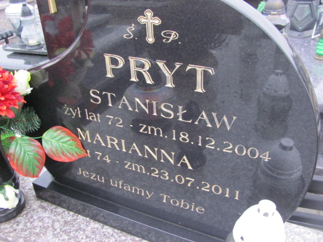 Stanisław Pryt Mnin - Grobonet - Wyszukiwarka osób pochowanych