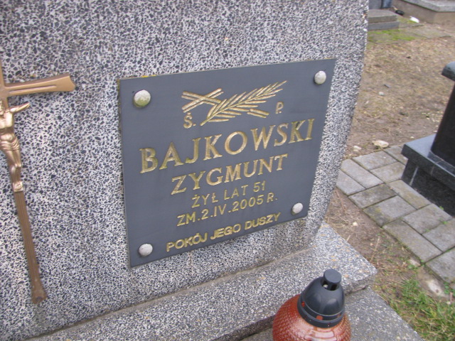 Zygmunt Bajkowski Mnin - Grobonet - Wyszukiwarka osób pochowanych