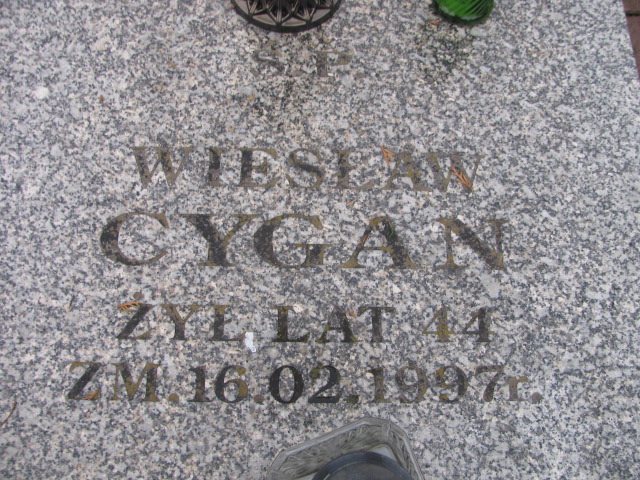 Wiesław Cygan Mnin - Grobonet - Wyszukiwarka osób pochowanych